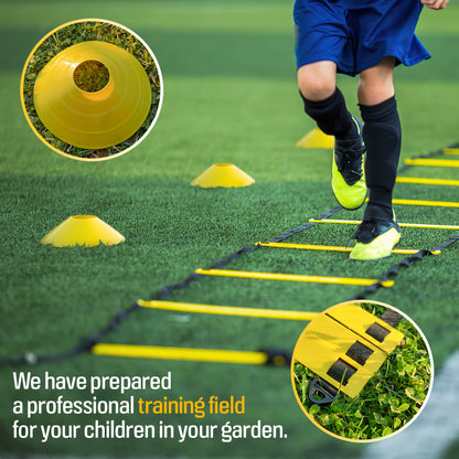 Lurrau Soccer Goal Set – Play Train & Score Anywhere 6x4 Ft